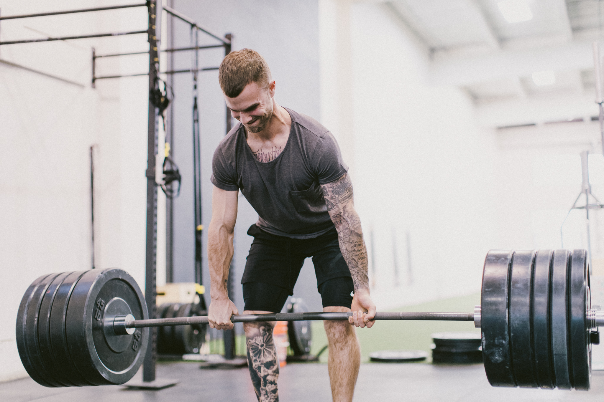 Cody deadlifting